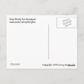 Briefkaart van geverfd Kat (Achterkant)