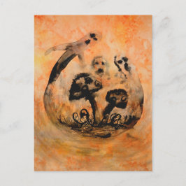 Briefkaart van Ghost-paddenstoelen