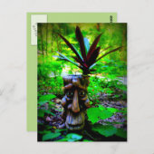 Briefkaart van gipsplaat (Voorkant / Achterkant)