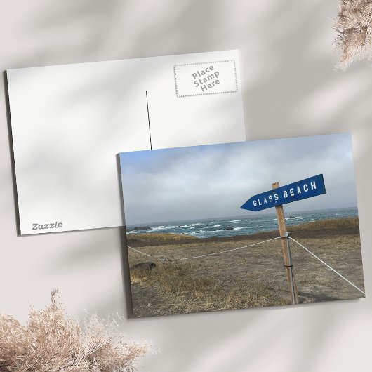 Briefkaart van glasdoorsnede | Fort Bragg, Mendoci