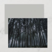 briefkaart van gothische bossen (Voorkant / Achterkant)