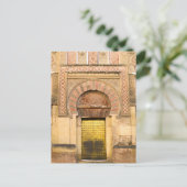 Briefkaart van gouden deuren (Staand voorkant)