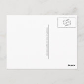 Briefkaart van goudolifanten en palmbomen (Achterkant)