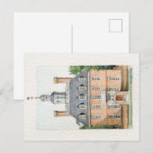 Briefkaart van gouverneur Palace (Voorkant / Achterkant)