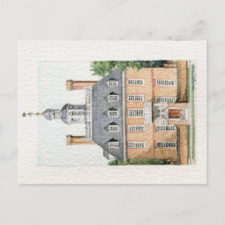 Briefkaart van gouverneur Palace