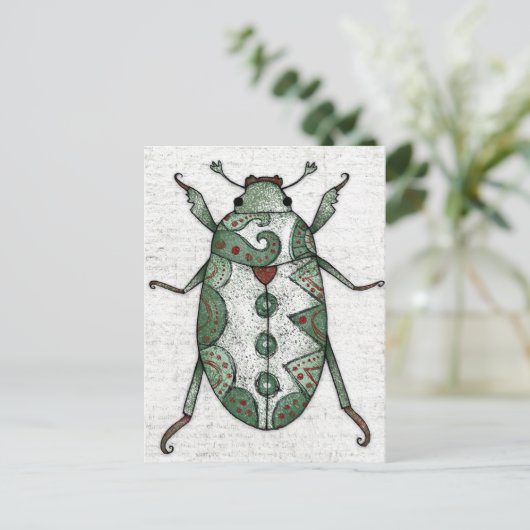 Briefkaart van Grapevine Beetle (Staand voorkant)