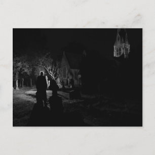 Briefkaart van graverobber