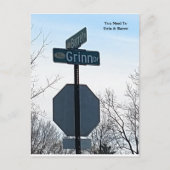 Briefkaart van Grin en Barret (Voorkant)