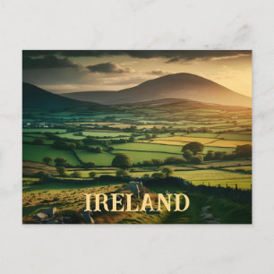 Briefkaart van Groen Ierland
