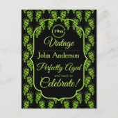 Briefkaart van groene druiven (Voorkant)