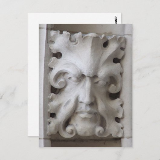 Briefkaart van groene Mannen - Canterbury (Voorkant / Achterkant)