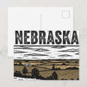 Briefkaart van Grunge Nebraska (Voorkant / Achterkant)