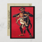 Briefkaart van Gruss-Vom Krampus (Voorkant / Achterkant)