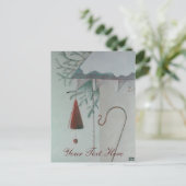 Briefkaart van haak en jingle (Staand voorkant)