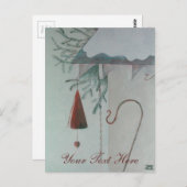 Briefkaart van haak en jingle (Voorkant / Achterkant)