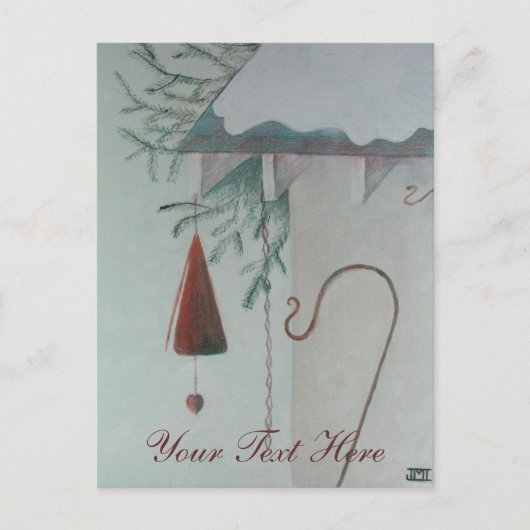 Briefkaart van haak en jingle (Voorkant)