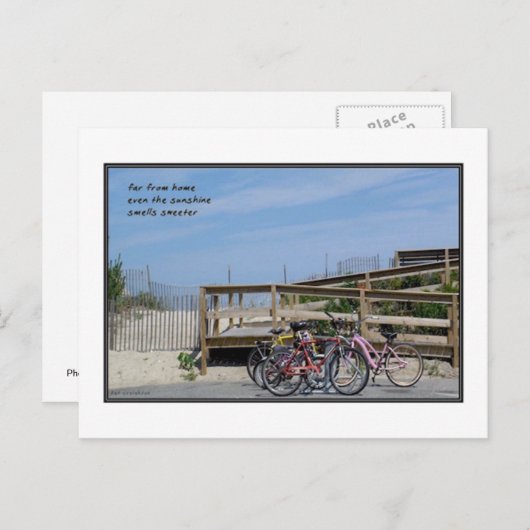 Briefkaart van Haiku ver van huis (Voorkant / Achterkant)