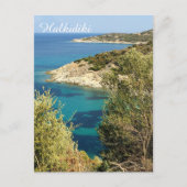 Briefkaart van Halkidiki (Voorkant)