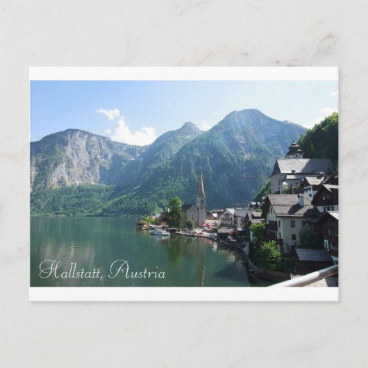 Briefkaart van Hallstatt, Oostenrijk (Voorkant)
