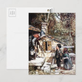 Briefkaart van Hansel en Gretel (Voorkant / Achterkant)