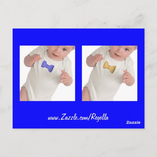 Briefkaart van Hanukah en (Achterkant)