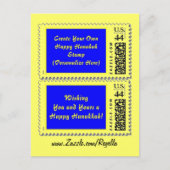 Briefkaart van Hanukah en (Voorkant)