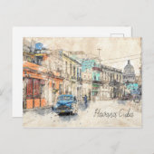 briefkaart van havana cuba (Voorkant / Achterkant)