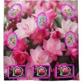 Briefkaart van Hawaii Giant Flowers Douchegordijn (Voorkant)