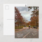 Briefkaart van Herfst in High Park Toronto Canada (Voorkant / Achterkant)