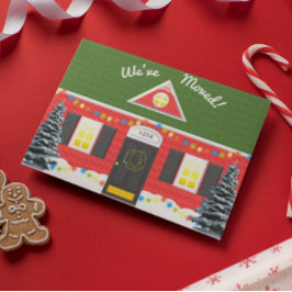 Briefkaart van het Adres van de vakantiewoning het