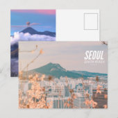 Briefkaart van het Afbeelding van de Seoul (voorzi (Voorkant / Achterkant)