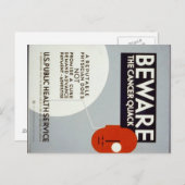 Briefkaart van het Amerikaanse ministerie van Volk (Voorkant / Achterkant)