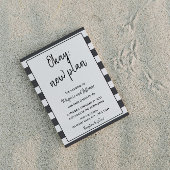 Briefkaart van het Berichten van het Zwarte en Wit