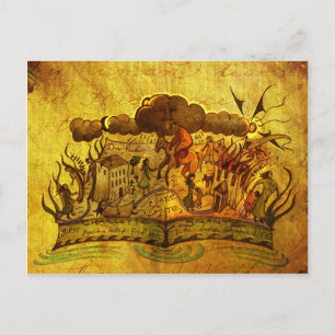 briefkaart van het boek 'Jane Eyre'