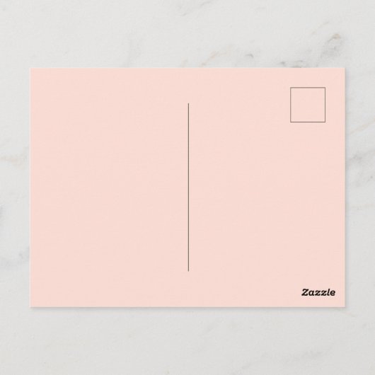 Briefkaart van het  bos (Achterkant)