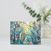 Briefkaart van het bos van Life (Staand voorkant)