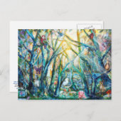 Briefkaart van het bos van Life (Voorkant / Achterkant)
