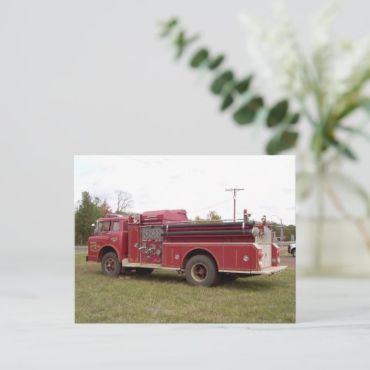 Briefkaart van het Brandweerkorps van Smithland (Staand voorkant)