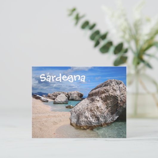 Briefkaart van het briefkaart van Sardinië (Staand voorkant)