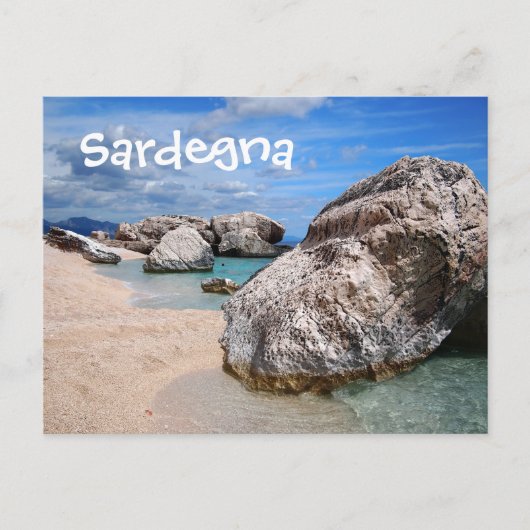 Briefkaart van het briefkaart van Sardinië (Voorkant)