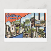 Briefkaart van het  Catvaardigheidsgebergte (Voorkant)