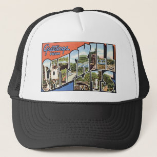 Briefkaart van het  Catvaardigheidsgebergte Trucker Pet