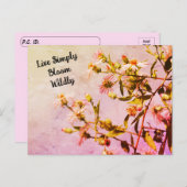 Briefkaart van het citaat van het Postkruising Roz (Voorkant / Achterkant)