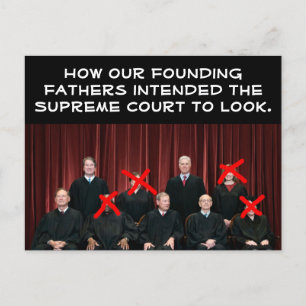 Briefkaart van het conservatieve Hooggerechtshof