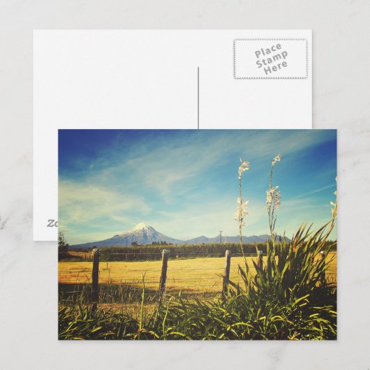 Briefkaart van het dorp Egmont (Voorkant / Achterkant)