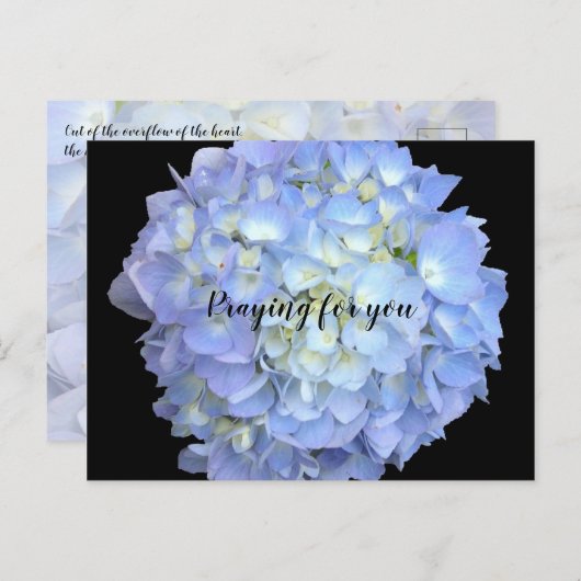 Briefkaart van het gebeden strand (Voorkant / Achterkant)