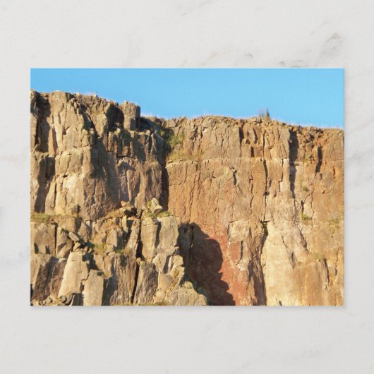 Briefkaart van het gezicht van Spure Cliff (Voorkant)