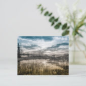 Briefkaart van het Gloomy-meer (Staand voorkant)