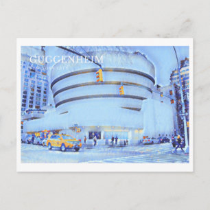 Briefkaart van het Guggenheim Museum in New York C