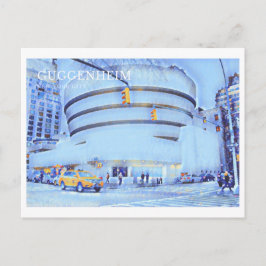 Briefkaart van het Guggenheim Museum in New York C